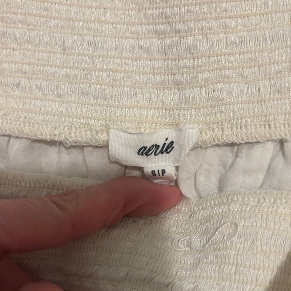 Aerie Ivory Tiered Maxi Skirt - Picture 4 of 5